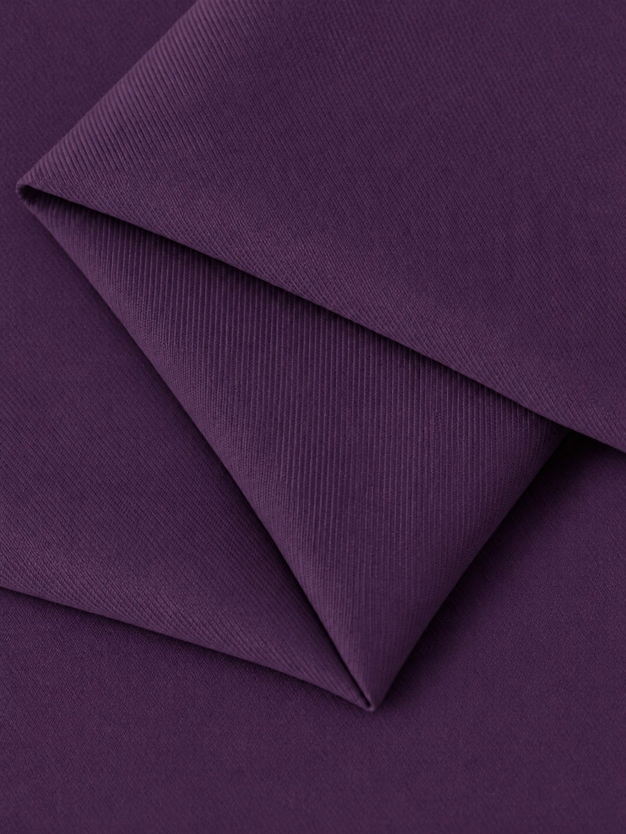 Dark Purple 2 Pieces Slim Fit One Button Women's Suits for Commuting