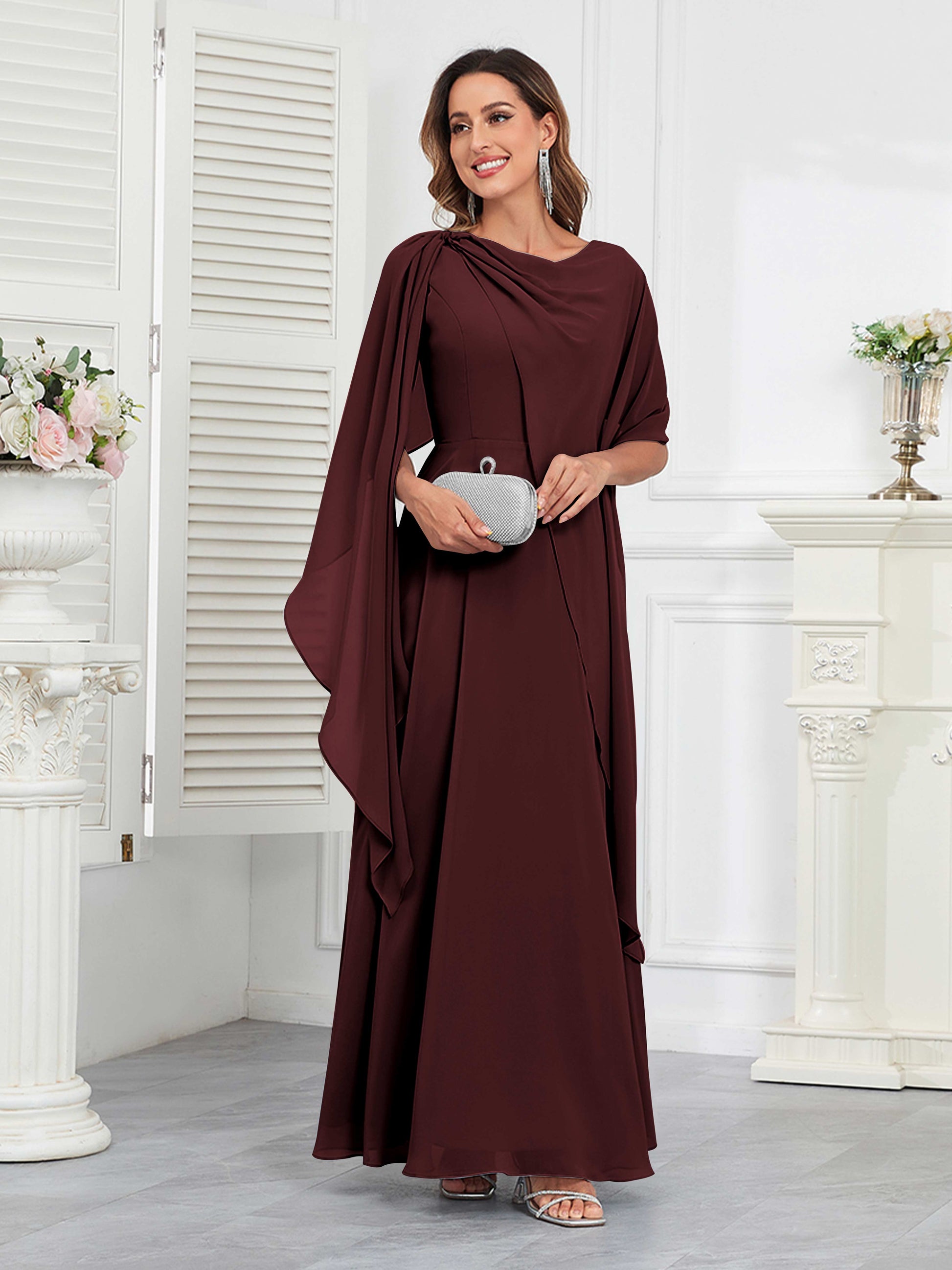 chiffon delicate dress A flowing chiffon dress, accented with delicate 3D floral texture. The Grey Dress understated, refined, and softly distinctive. Designed for effortless summer dressing. Aeris I Spring Summer '26 #EshaSethiThirani #AERIS #SS26 #