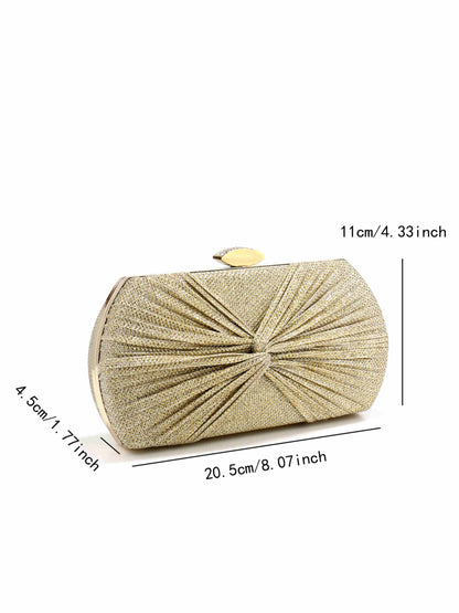 Elegant Bow Knot Evening Clutch Bag for Wedding, Prom & Party