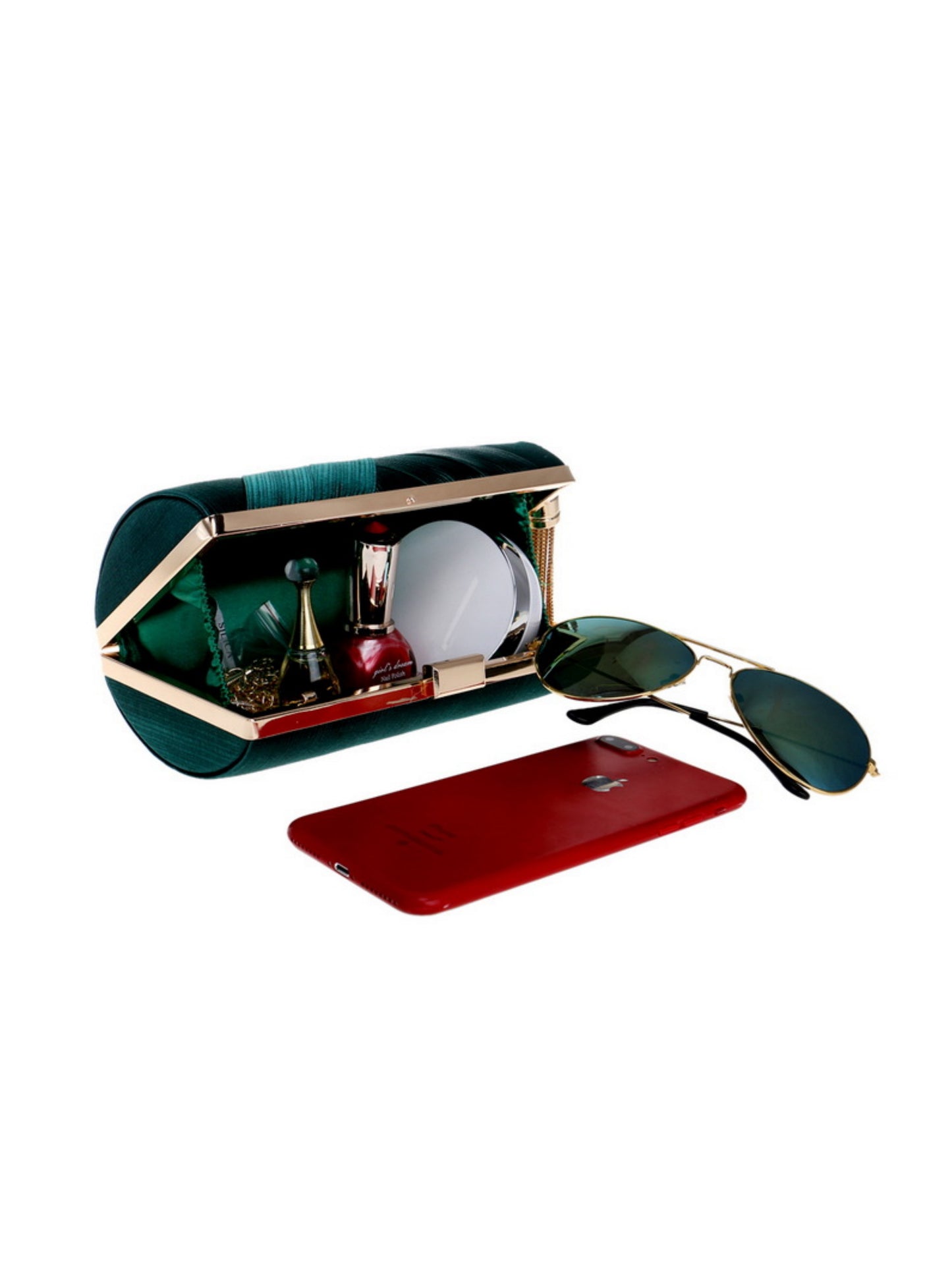 Elegant Satin Clutch Bag for Wedding Guest, Evening Dress & Cocktail Party