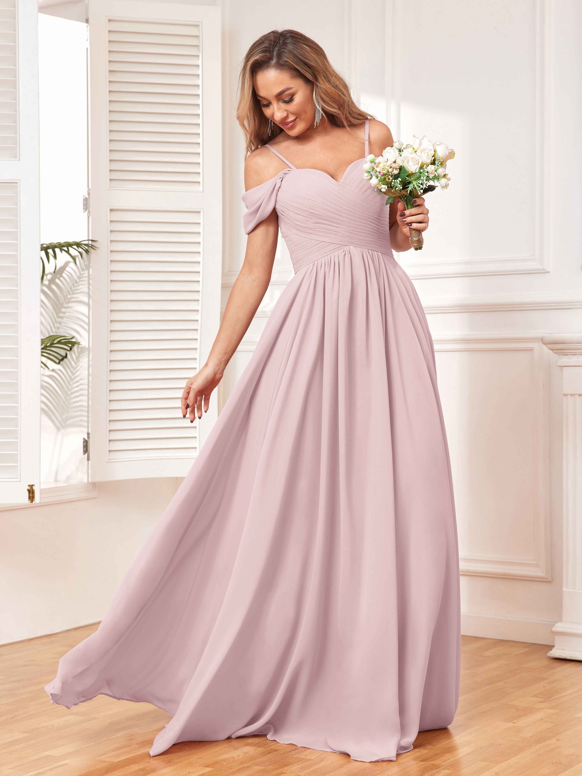Enthralling A Line Draped Sleeves Bridesmaid Dresses With Pockets mollyevers.com Enthralling A Line Draped Sleeves Bridesmaid Dresses With Pockets mollyevers.com
