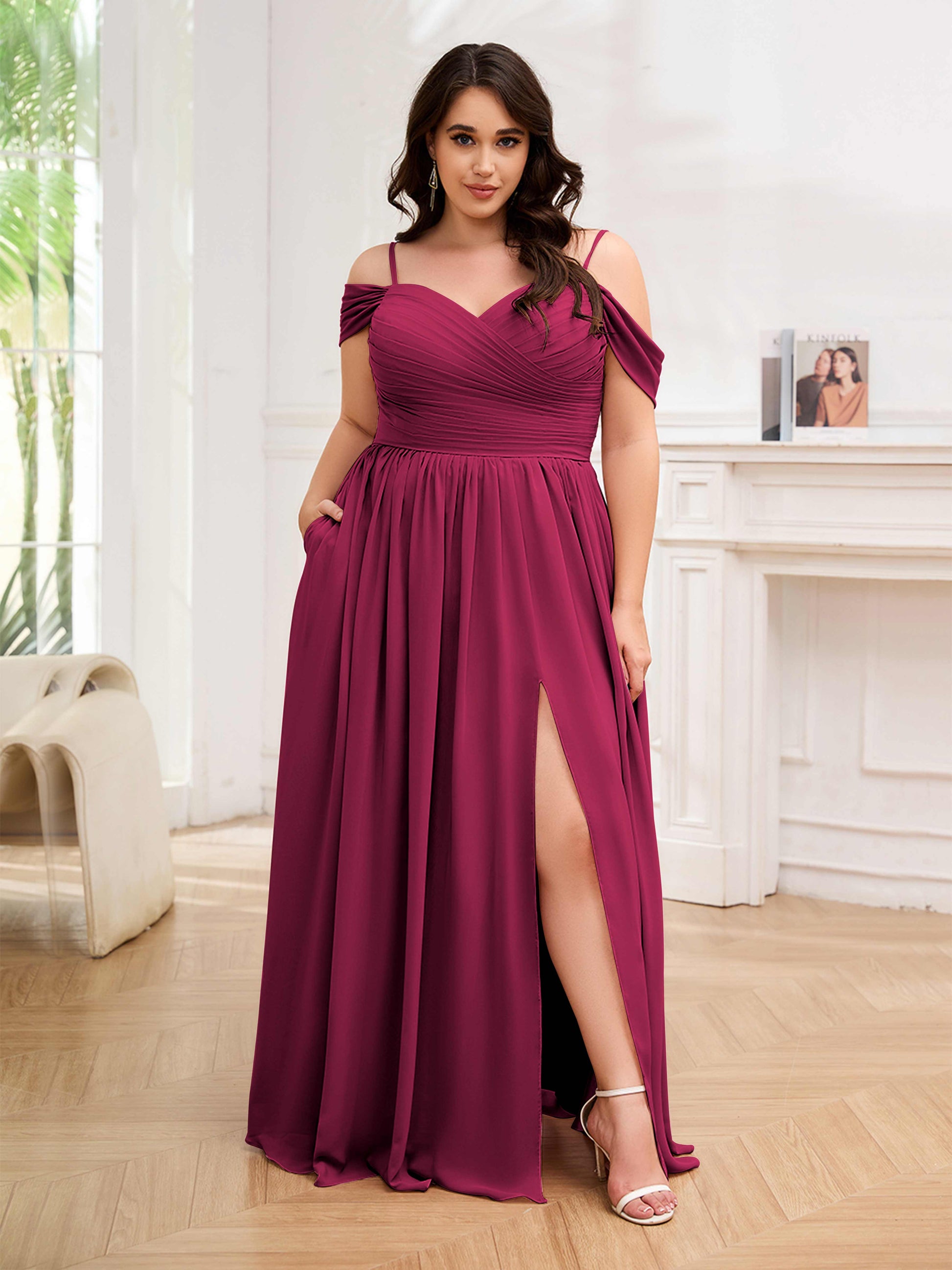 plus size fuchsia bridesmaid dresses Fuchsia Plus Size Bridesmaid Dresses