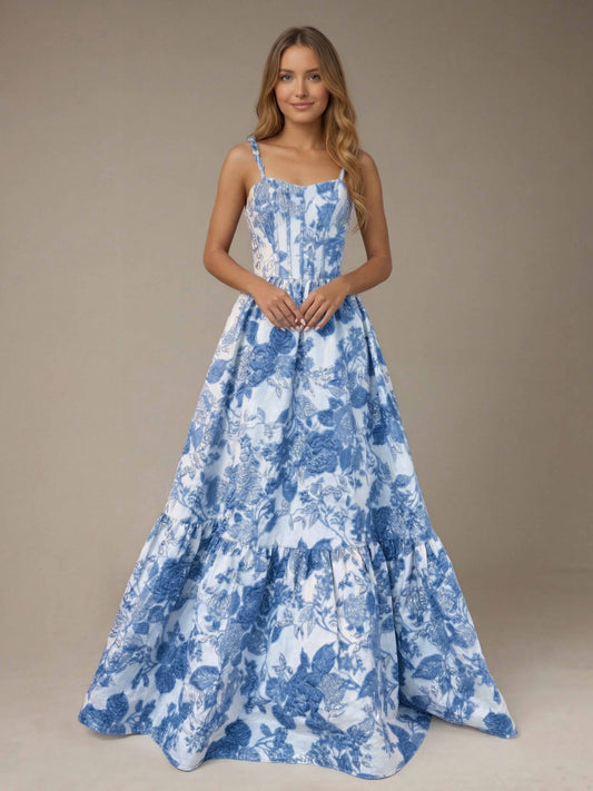 open lace back dress Long Formal Corset Slit Prom Dress Eva Fashion 5310 – The Dress Outlet