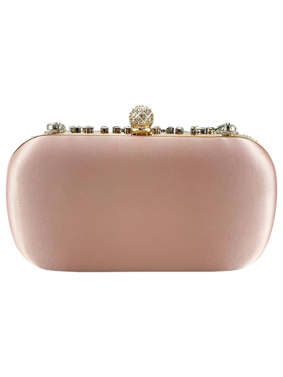 Pink Glamorous Rhinestone Party Handbag
