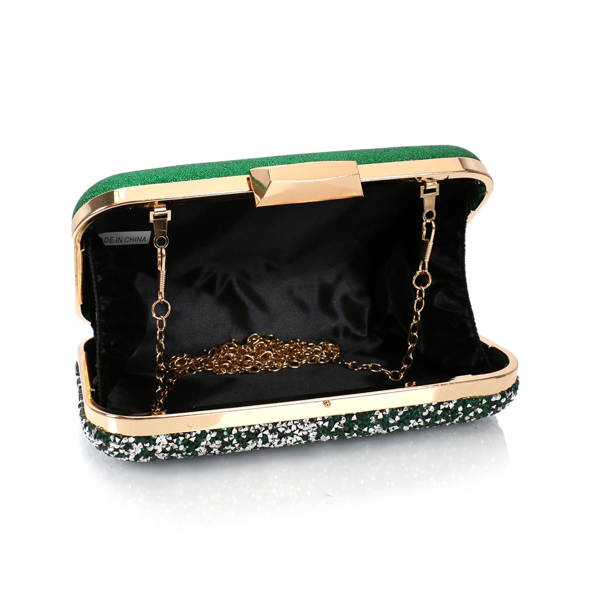 Luxury Full Rhinestone Acrylic Evening Clutch Bag for Wedding, Prom & Formal Events