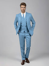 Men's Suits 3 Pieces Tailored Fit Linen Business & Wedding Wear