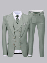 Men's Suits 3 Pieces Slim Fit Two Buttons Wedding Suits