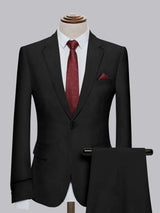 Men's Suits 2 Pieces Classic Fit One Button for Business and Weddings