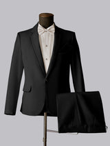 Men's Suits 2 Pieces Modern Style One Button Elegant Formal Wear for Special Occasions
