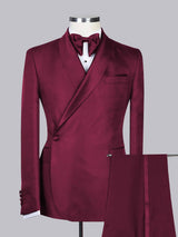 Men's Suits 2 Pieces Classic Fit One Button Wedding Guest Outfit