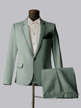 Men's Suits 2 Pieces Modern Style One Button Elegant Formal Wear for Special Occasions