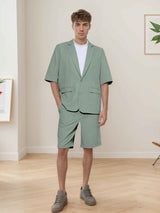 Men's Suits 2 Pieces Modern Style One Button Lightweight Spring Summer Wear