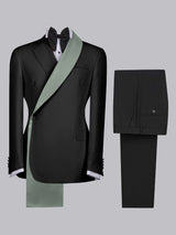 Men's Suits 2 Pieces Modern Style Shawl Lapel Engagement Party Outfit Professional Look