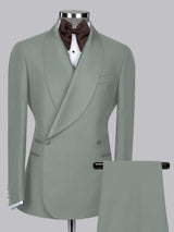 Men's Suits 2 Pieces Slim Fit One Button Groom Outfit Formal Events Sophisticated Detailing