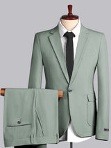 Men's Suits 2 Pieces Slim Fit One Button Wedding Groom Outfit