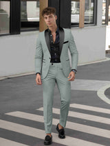 Men's Suits 2 Pieces Tailored Fit One Button Cocktail Event Outfit