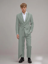 Men's Suits 2 Pieces Tailored Fit Peak Lapel with Decorative Tape for Special Occasions