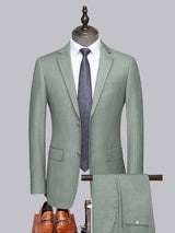 Men's Suits 2 Pieces Tailored Fit Two Buttons Elegant Formal Wear for Special Occasions