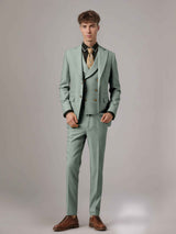 Men's Suits 3 Pieces Classic Fit Two Buttons Wedding Groom Outfit