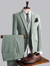 Men's Suits 3 Pieces Modern Style One Button Classic Design for Business and Weddings