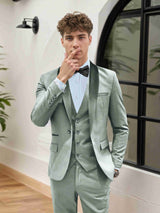 Men's Suits 3 Pieces Modern Style One Button Groom Outfit Classic Design