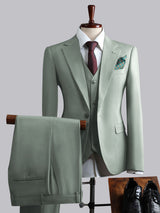 Men's Suits 3 Pieces Slim Fit One Button Engagement Party Outfit Professional Look