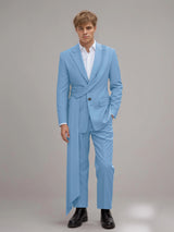 Men's Suits 2 Pieces Tailored Fit Peak Lapel with Decorative Tape for Special Occasions