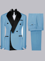 Men's Suits 2 Pieces Modern Style Groom Outfit Elegant Style