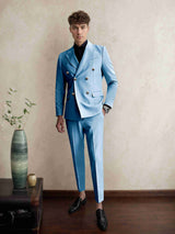 Men's Suits 2 Pieces Modern Style One Button Formal Wear for Party and Wedding