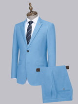 Men's Suits 2 Pieces Slim Fit Two Buttons Business Suit Professional Look for Office and Events