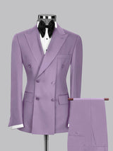 Men's Suits 2 Pieces Tailored Fit Two Buttons Wedding Groom Suits
