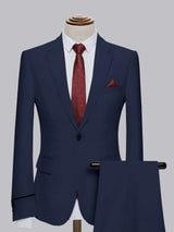 Men's Suits 2 Pieces Classic Fit One Button for Business and Weddings