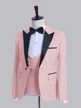Men's Suits 2 Pieces Classic Fit Peak Lapels One Button For Groom & Groomsmen