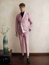 Men's Suits 2 Pieces Modern Style One Button Formal Wear for Party and Wedding