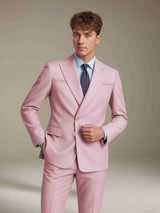 Men's Suits 2 Pieces Modern Style Pleated Wrap Suit Formal Events Sophisticated Detailing