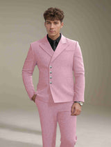 Men's Suits 2 Pieces Modern Style Wrap Suit Elegant Formal Wear