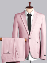 Men's Suits 2 Pieces Slim Fit One Button Wedding Groom Outfit