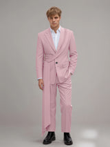 Men's Suits 2 Pieces Tailored Fit Peak Lapel with Decorative Tape for Special Occasions
