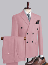 Men's Suits 3 Pieces Modern Style Double Breasted Elegant Formal Wear for Special Occasions