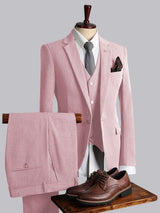 Men's Suits 3 Pieces Modern Style One Button Classic Design for Business and Weddings