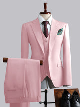 Men's Suits 3 Pieces Slim Fit One Button Engagement Party Outfit Professional Look