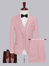 Men's Suits 3 Pieces Slim Fit One Button Groom Outfit Timeless Elegance