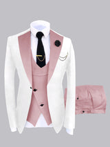 Men's Suits 3 Pieces Tailored Fit One Button Elegant Formal Wear