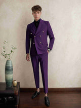 Men's Suits 2 Pieces Modern Style One Button Formal Wear for Party and Wedding