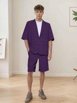Men's Suits 2 Pieces Modern Style One Button Lightweight Spring Summer Wear