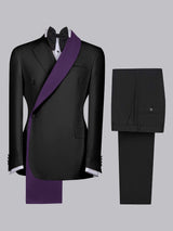 Men's Suits 2 Pieces Modern Style Shawl Lapel Engagement Party Outfit Professional Look