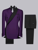 Men's Suits 2 Pieces Modern Style Shawl Lapel Outfit Elegant Style