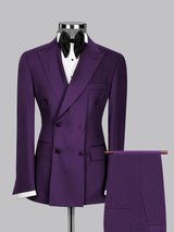 Men's Suits 2 Pieces Tailored Fit Two Buttons Wedding Groom Suits