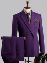Men's Suits 3 Pieces Tailored Fit Double Breasted Modern Look for City Weddings