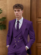 Men's Suits 3 Pieces Tailored Fit Elegant Wedding Outfit
